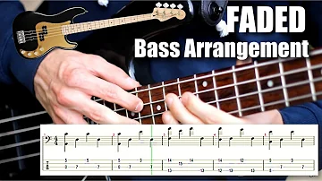 Alan Walker - Faded (Bass Arrangement Tabs) By Chami's Bass
