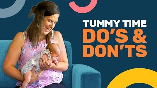 DOs and DON'Ts of Tummy Time: Time Time For Babies and Tummy Time Newborns