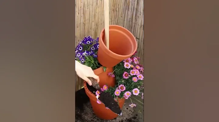 Stack plant pots with this trick. #diy #outdoor - DayDayNews