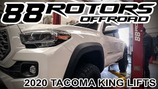 PAIR OF 2020 TOYOTA TACOMA 4x4 TRD OFFROAD - KING LIFTS & 33's