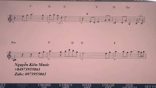 Tuyệt Phẩn Sheet Nhạc Nỗi nhớ Xuyên Thời Gian không Gian #nguyenkienmusic #midisheet #organcover