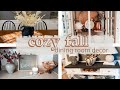 COZY FALL RUSTIC MODERN FARMHOUSE DINING ROOM DECOR 🍂| FALL 2021 DECORATE WITH ME