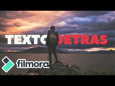 🟢 TEXT Behind OBJECTS Filmora | Filmora 9 TUTORIAL 2020 🟢
