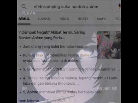 Efek Samping Suka Nonton Anime Youtube