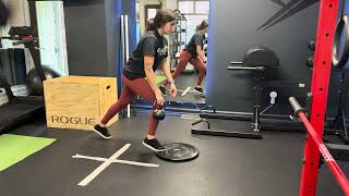 Split Lunge + ISO Heel Raise