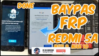 Tutorial Bypass FRP Google Account Miui 9 Xiaomi Redmi 5a Tanpa PC 100% Work