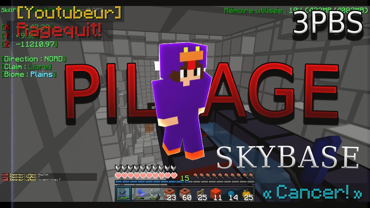 [SKILLPVP] PILLAGE DE BASE CLAIM/SKY - CONCOURS PB