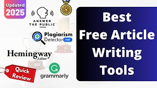 Best free Article writing Tools | Free Content writing Tools