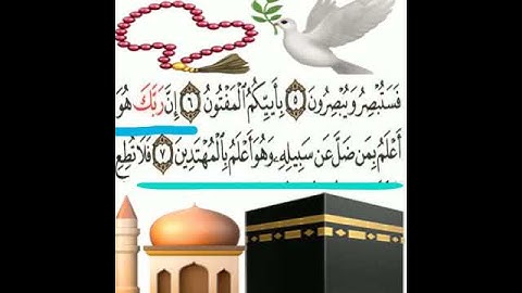 سوره القلم الايه 7