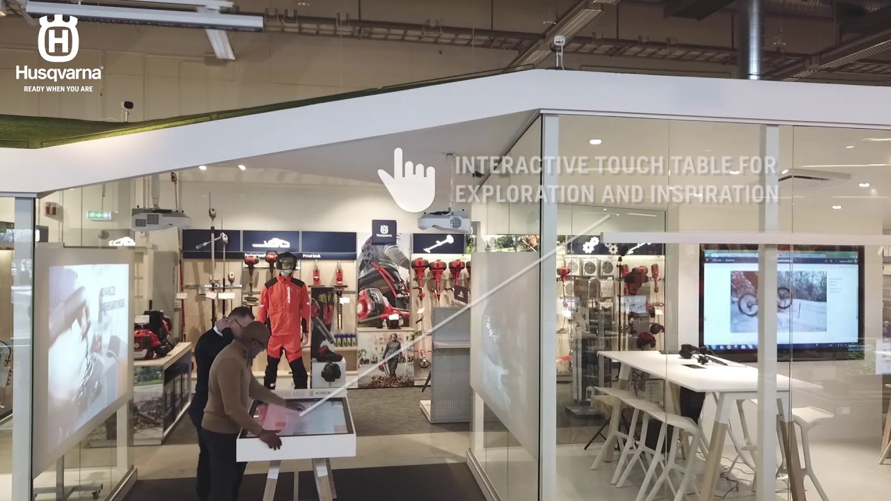 Husqvarna Concept Store Digital Signage YouTube
