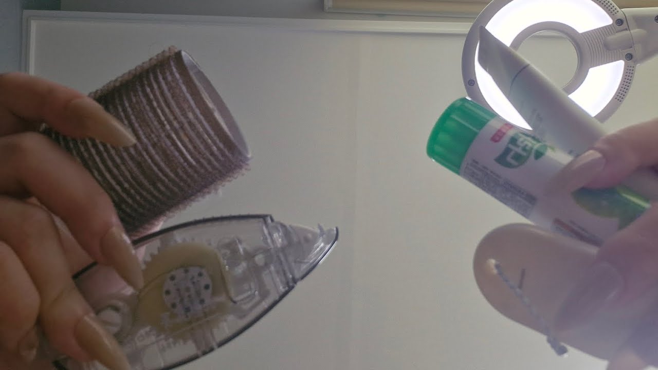 {asmr} 여러 물건 긁기&탭핑 트리거 ..😴💤 