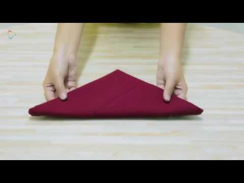 Video: Cara melipat serbet untuk penataan meja