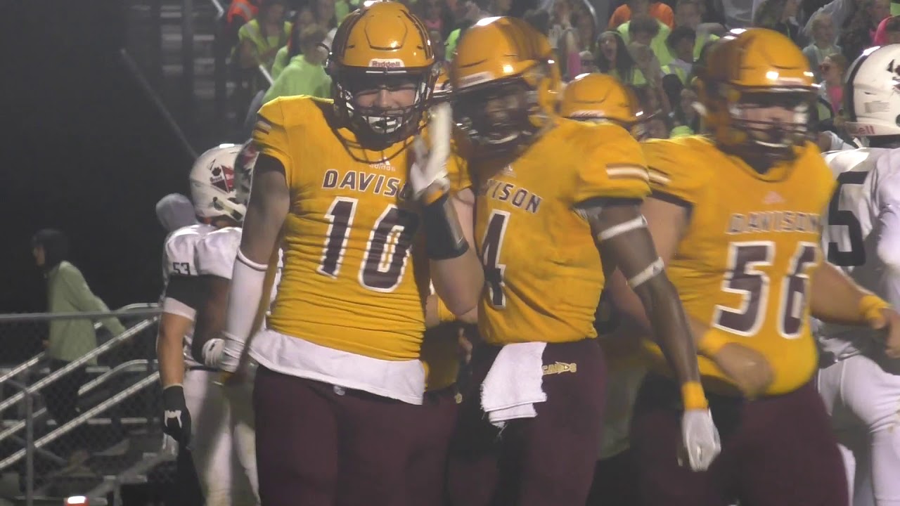 DAVISON VS GRAND BLANC FOOTBALL 2019 YouTube