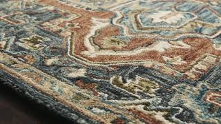 Victoria Rug in Rust & Multi by Loloi