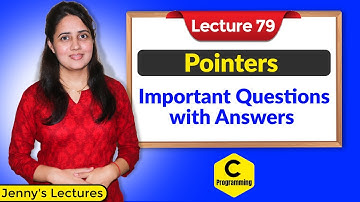 C_79 Coding Problems on Pointers | Important Question with Answer