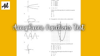 ADVANCED ALGEBRA & FUNCTIONS: PASS YOUR COLLEGE ENTRANCE TEST!
