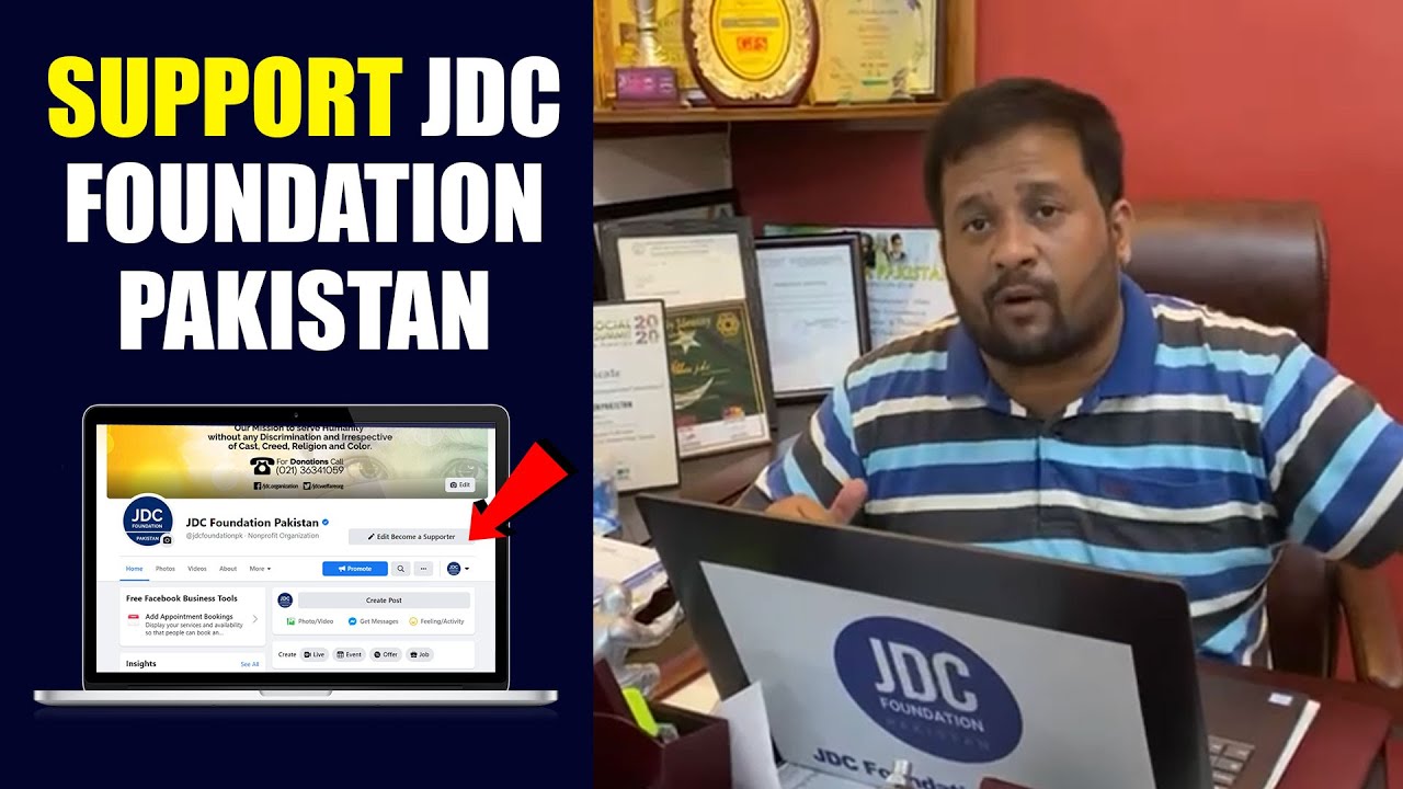Support JDC Foundation Pakistan  l Syed Zafar Abbas