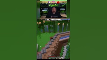 I think I really need scaffolding. #minecraftshorts #clips #shorts #reels #minecraft