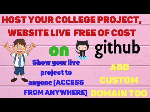How to host a website for FREE on GITHUB|Github pages|#freehosting