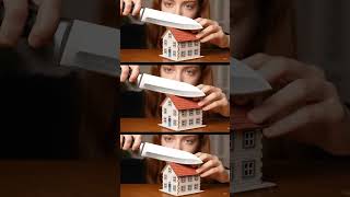 House Cutting ASMR  | Relaxing & Satisfying Cutting Sounds #asmr #asmrshorts #satisfying #asmr