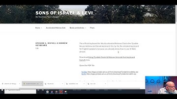 Episode 1, Install Your Hebrew Keyboard