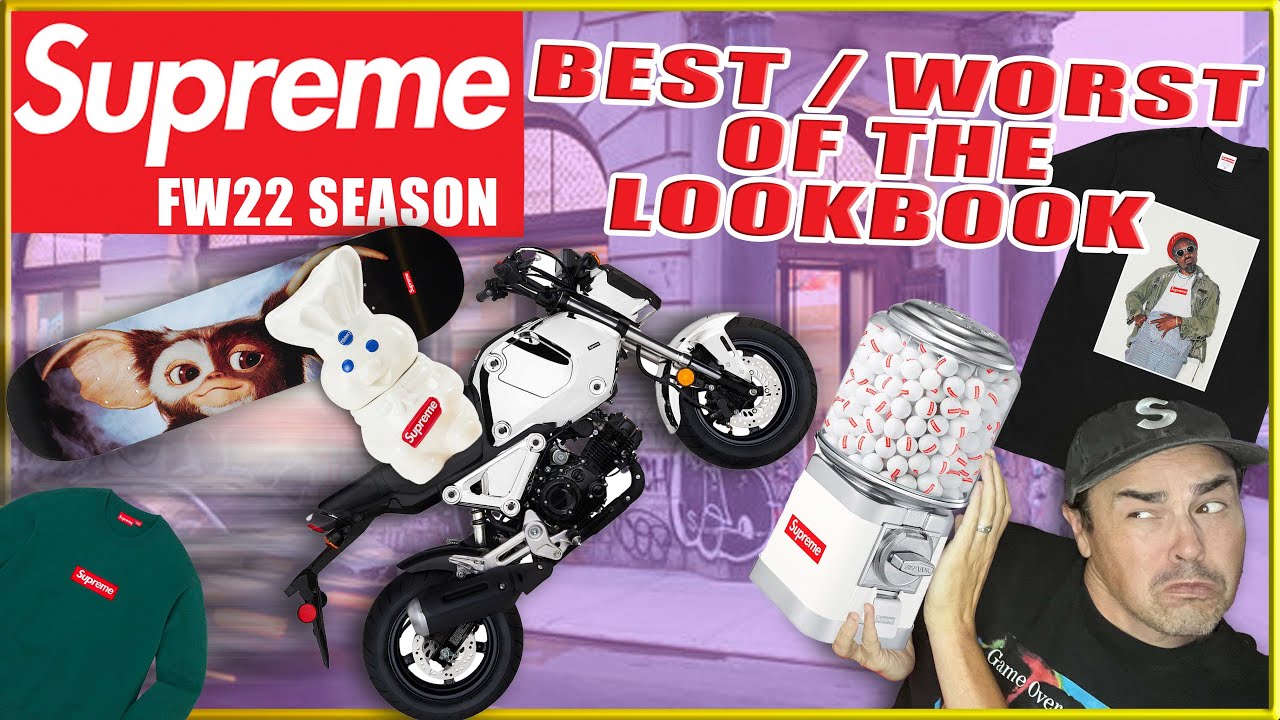 SUPREME FW22 LOOKBOOK / PREVIEW REVIEW!! Livestream