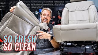 FIX Your Leather Car Seats FOR GOOD! We install new leather a 20142019 Chevy Silverado.