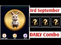 Rocky Rabbit Daily Combo Cards Today 03 September 2024