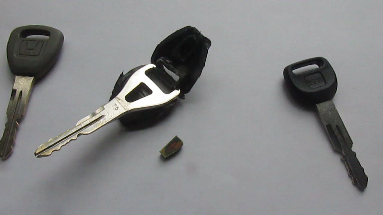 Make A Spare Key With Chip (Transponder) For Honda Accord - YouTube