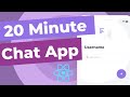 Build a React Native Chat App with Firebase in 20 MINUTES!