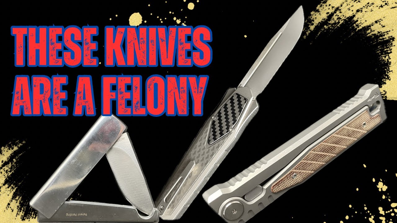 3 OF THE MOST ILLEGAL KNIVES IN AMERICA !!!