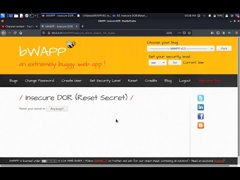 Insecure DOR Reset Secret