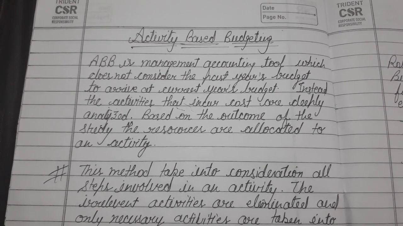 what-is-activity-based-budgeting-abb-what-is-rolling-budget-youtube