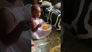 A child raised In Nigeria Ate Ghana Jollof for the First Time And made a comment.