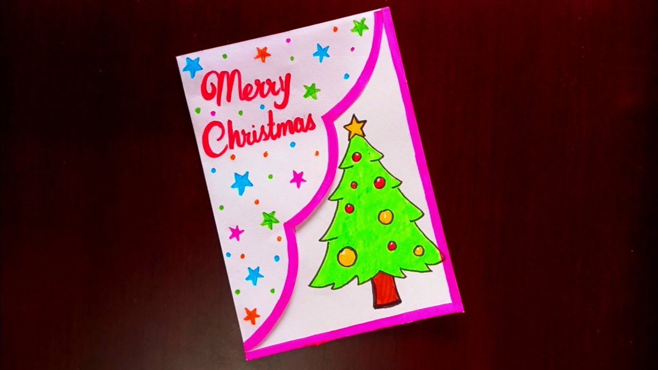 Merry Christmas Card Christmas Greeting Card Easy With White Paper merry-christmas-card-christmas-greeting-card-easy-with-white-paper