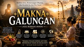 🙏 MAKNA GALUNGAN | Lagu Rohani Hindu Bali Tentang Kemenangan Dharma Dalam Diri