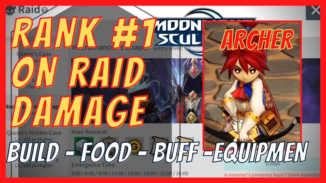 RANK #1 ON RAID DAMAGE | ARCHER | MOONLIGHT SCULPTOR
