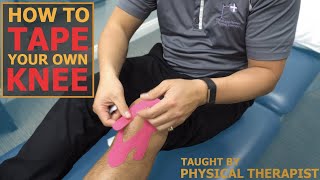Kneecap Not Tracking Straight | Kneecap Taping Technique