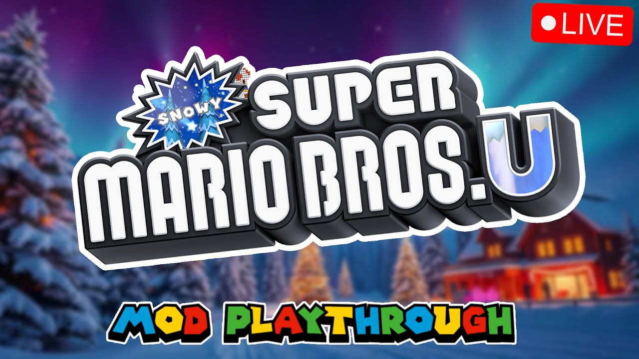 Snowy SMBU Mod playthrough! !giveaway