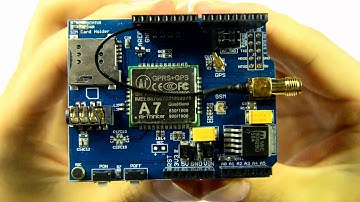 Get A Quick Video Demo About GPS/GSM A6/A7 Shield!