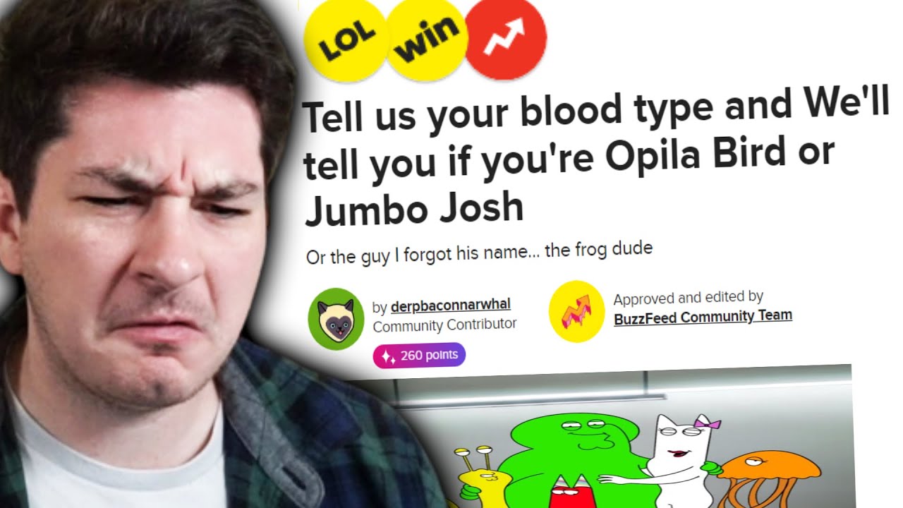 Buzzfeed Quizzes Have Gotten Even Worse...