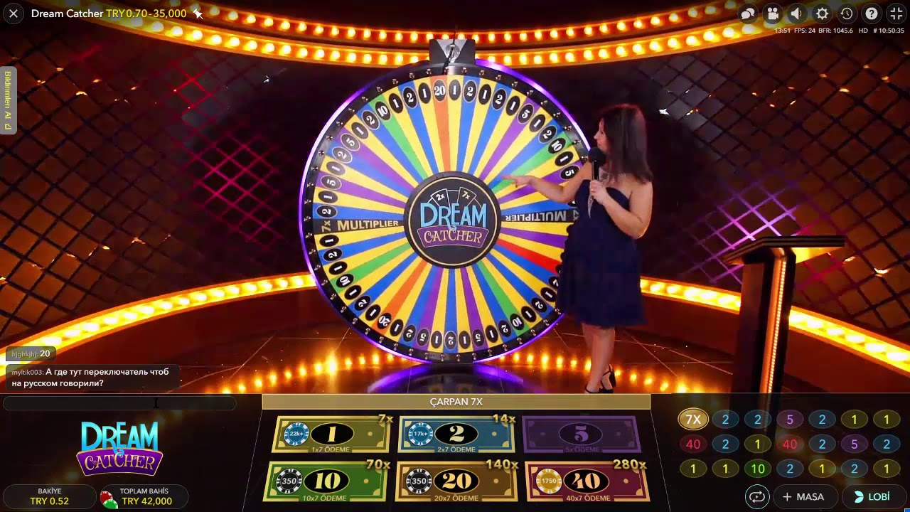 Dream Catcher Evolution Gaming 500 bin TL YouTube