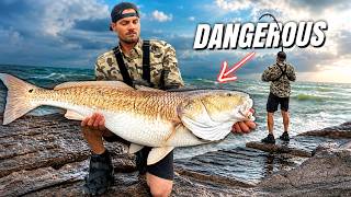 Don't Fish the Jetty Without This - POPPER FISH ON TOP