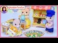 Calico Critters Sylvanian Families Doughnut Store Hamster Family Silly Play - Kids Toys