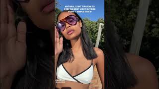 NATURAL LIGHT TIP! HOW TO FIND THE BEST LIGHT OUTSIDE USING 1 SIMPLE TRICK!