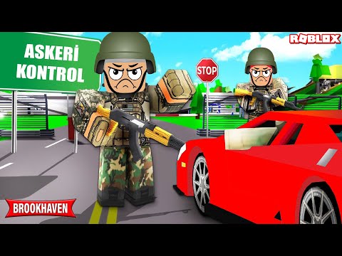 Yolu Kapattık ve Askeri Kontrol Yaptık !! - Panda ile Roblox Brookhaven