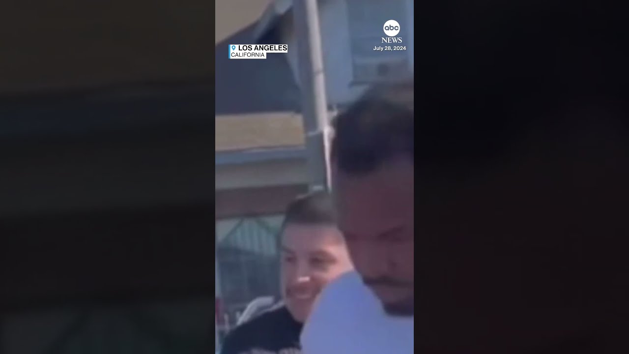 Video Shows Los Angeles Police Officer Punching Man In Handcuffs
