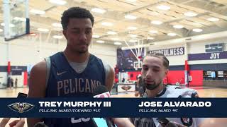 Trey Murphy III & Jose Alvarado on Game 3 vs. OKC | New Orleans Pelicans