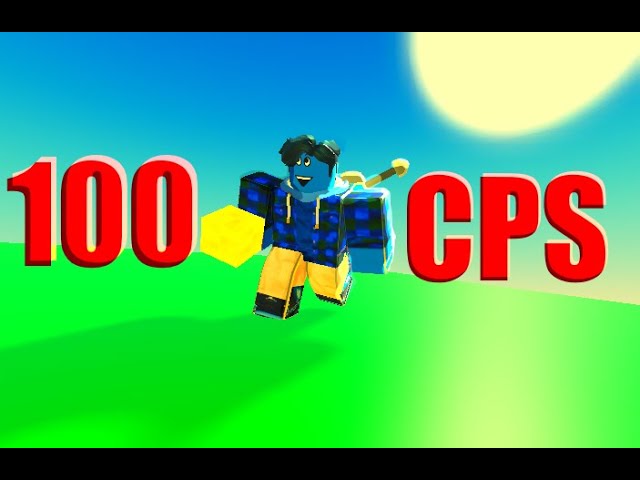 I used an AUTOCLICKER to BREAK the CPS CAP in Roblox Bedwars 