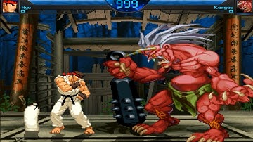 CAPCOM VS SNK - RYU VS KONGOU (MUGEN / 60 FPS)
